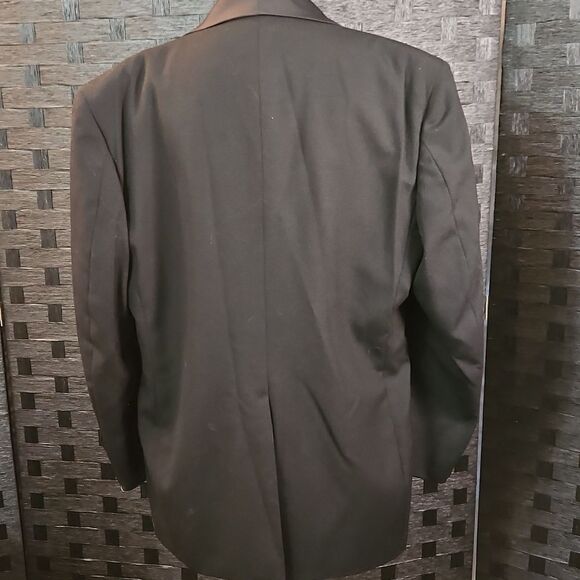 Men's Classic Black Tux Blazer Size 42R - Picture 6 of 13